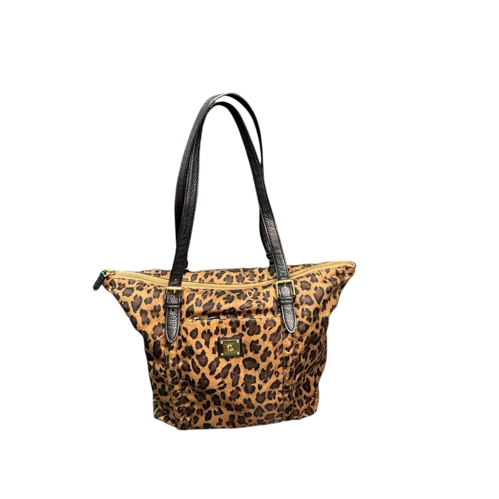 Leopard Print Tote Bag - Brown Pattern - Picture 2 of 7